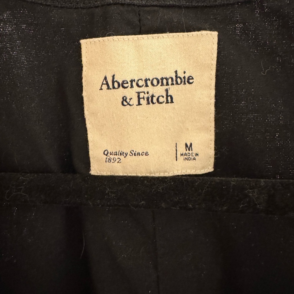Abercrombie & Fitch Mara Linen-Blend Vest Mini Dress in Black- Medium - Picture 11 of 12